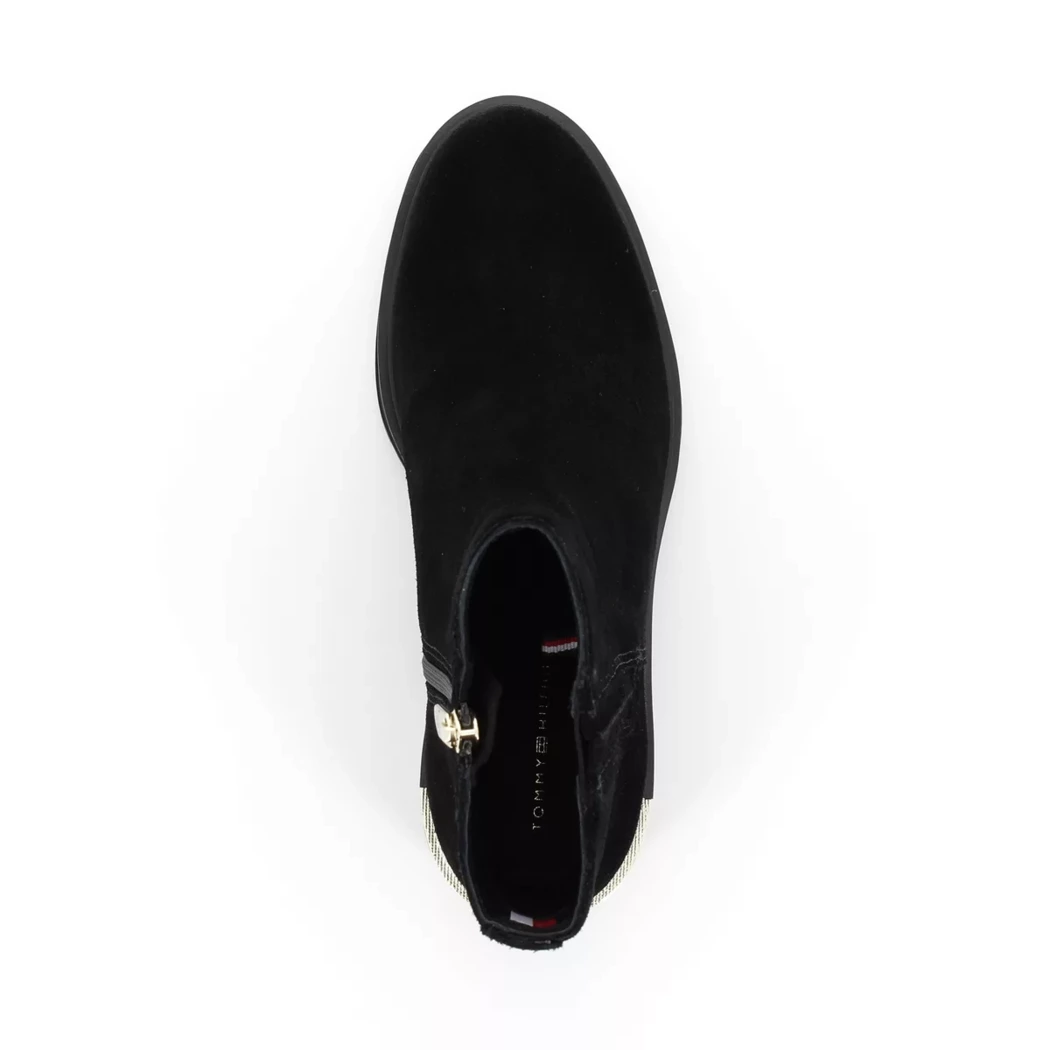 Image (6) de la chaussures Tommy Hilfiger - Boots Noir en Cuir nubuck