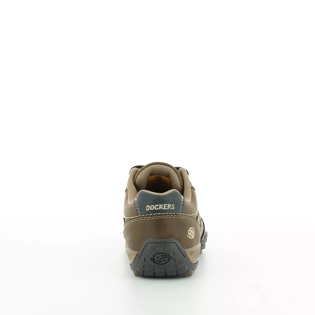 Image (3) de la chaussures Dockers - Chaussures à lacets Marron en Cuir synthétique