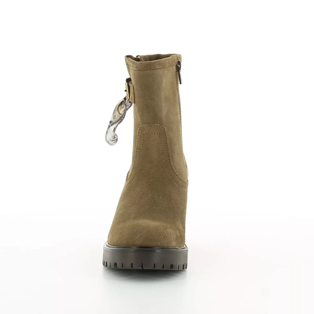 Image (5) de la chaussures Goodstep - Boots Taupe en Cuir synthétique