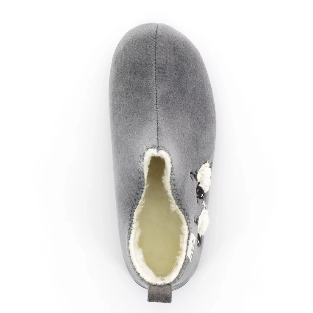 Image (6) de la chaussures La Maison de l'Espadrille - Pantoufles et Chaussons Gris en Textile