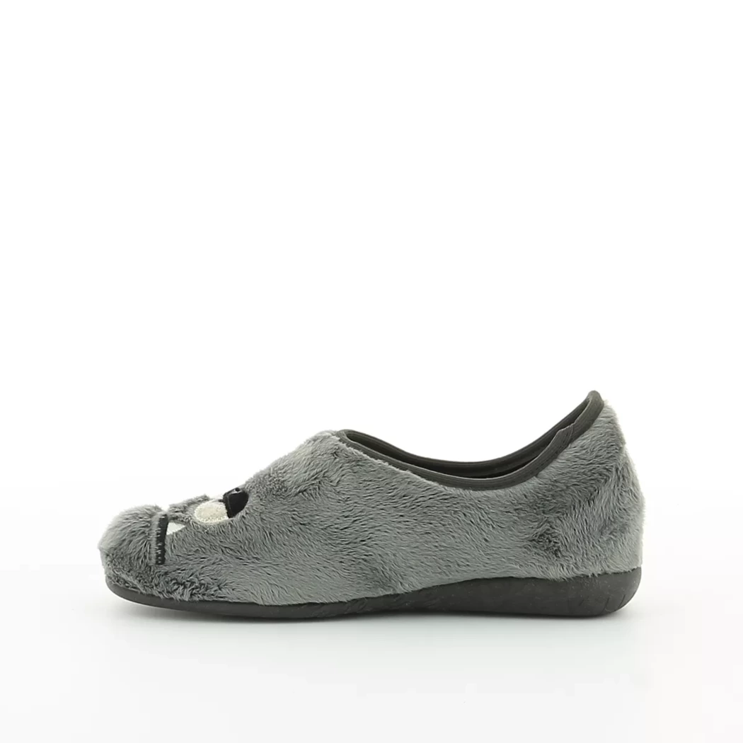 Image (4) de la chaussures Vulladi - Pantoufles et Chaussons Gris en Textile