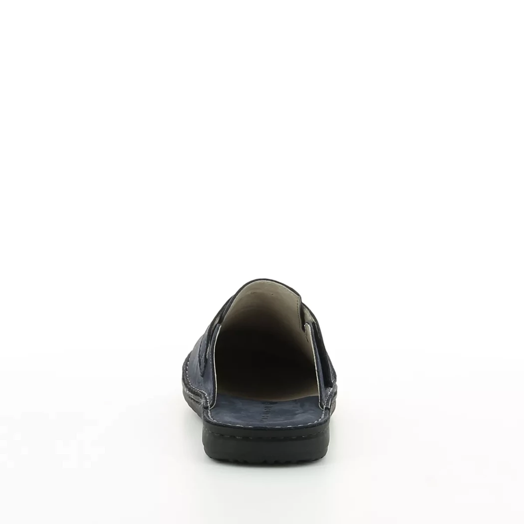 Image (3) de la chaussures Calba - Mules et Sabots Bleu en Cuir nubuck