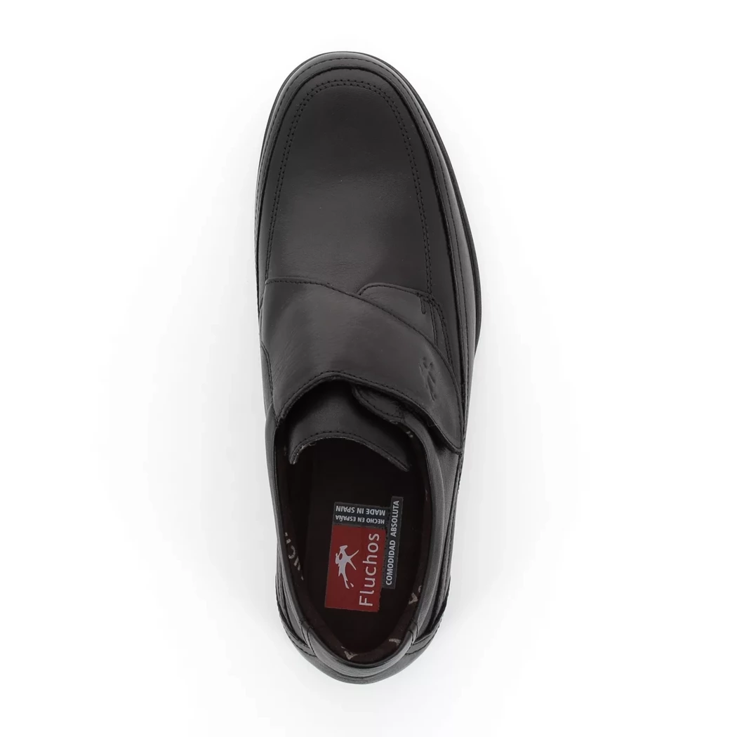 Image (6) de la chaussures Fluchos - Chaussures à velcro Noir en Cuir