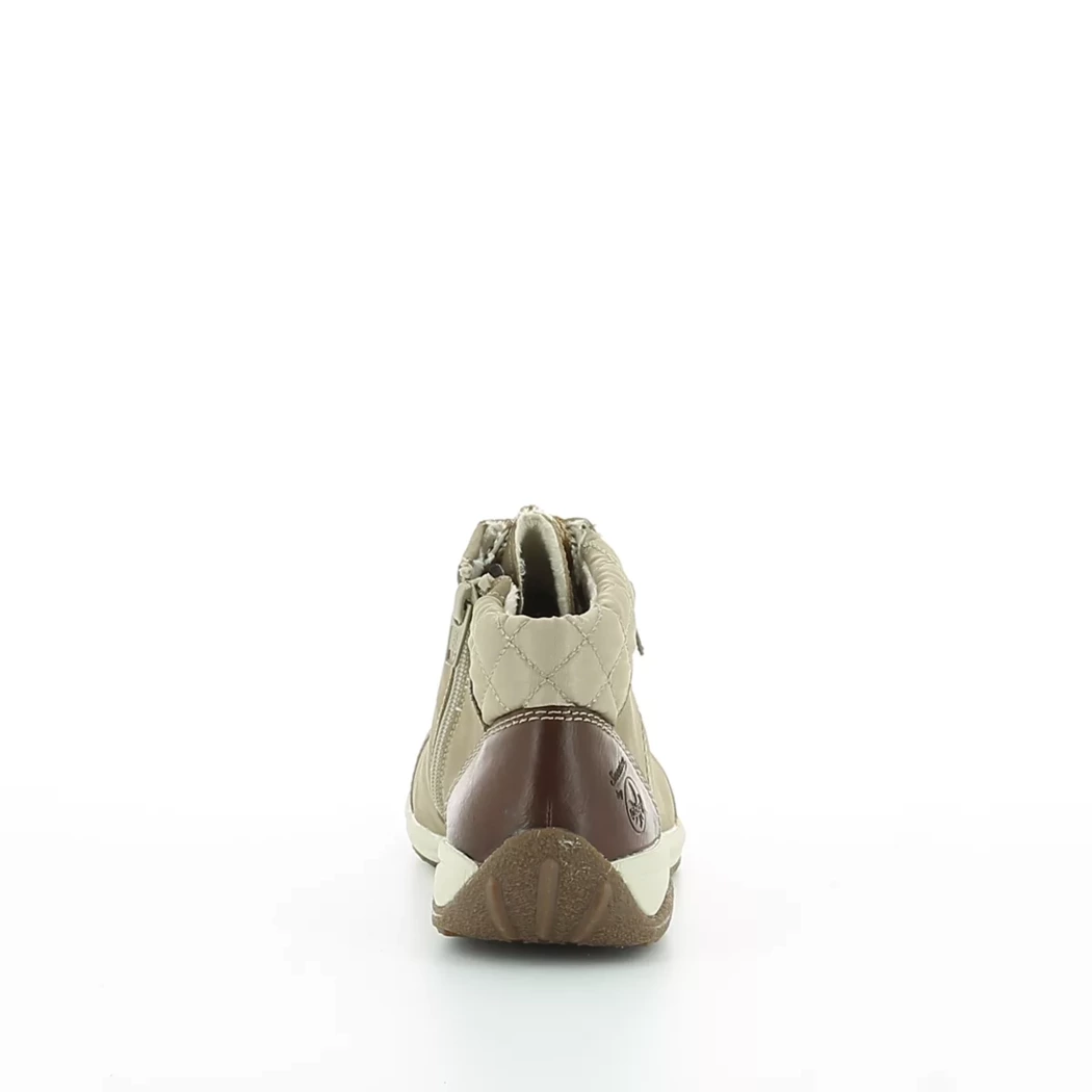 Image (3) de la chaussures Rieker - Bottines Taupe en Cuir synthétique