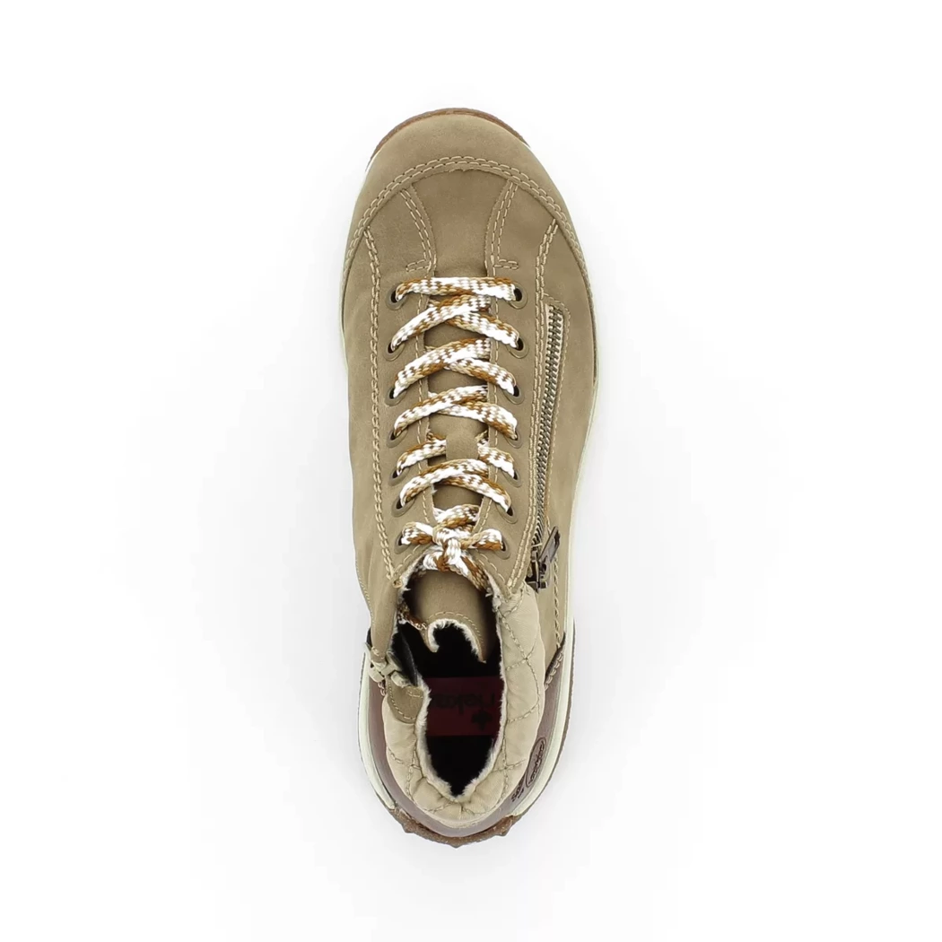 Image (6) de la chaussures Rieker - Bottines Taupe en Cuir synthétique