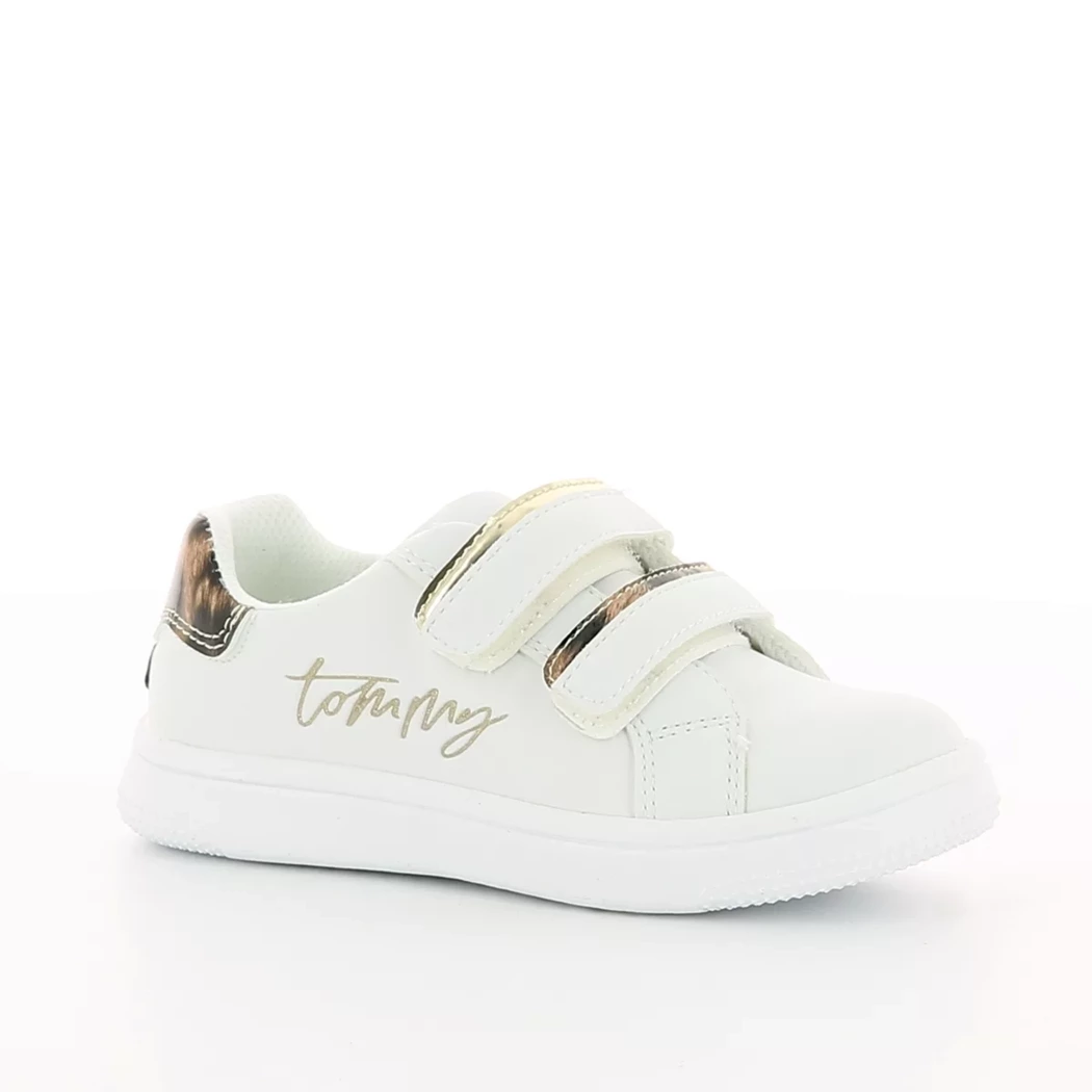 Image (1) de la chaussures Tommy Hilfiger - Chaussures à velcro Blanc en Cuir synthétique