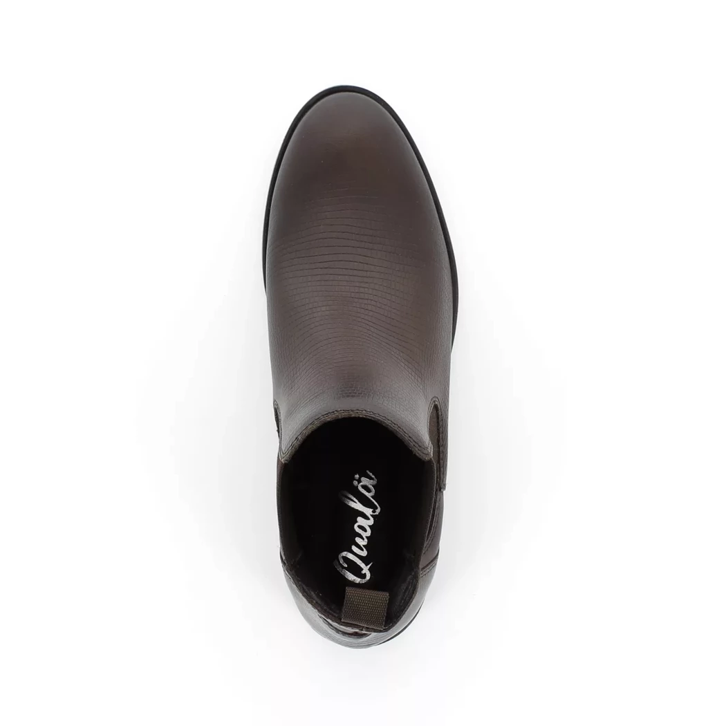 Image (6) de la chaussures Quala - Boots Marron en Cuir