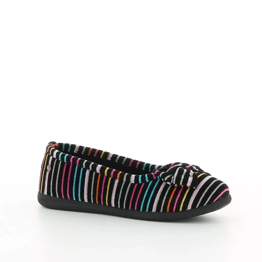 Image (1) de la chaussures Isotoner - Pantoufles et Chaussons Noir en Textile