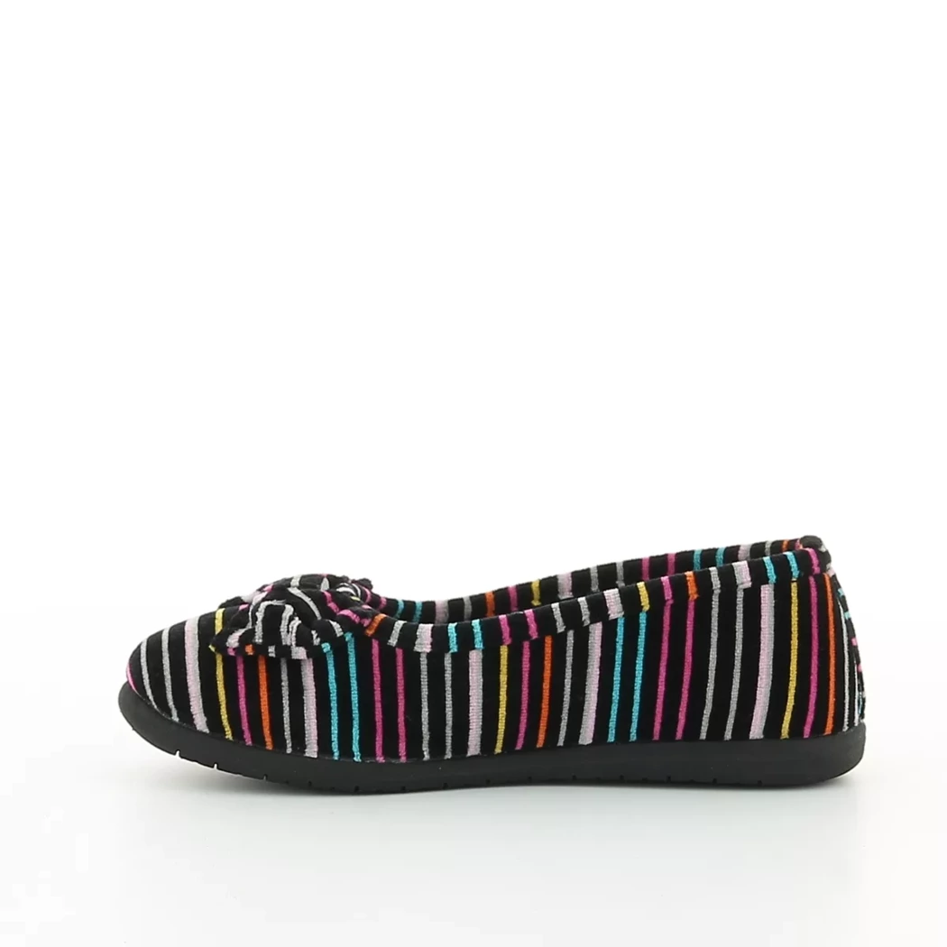 Image (4) de la chaussures Isotoner - Pantoufles et Chaussons Noir en Textile