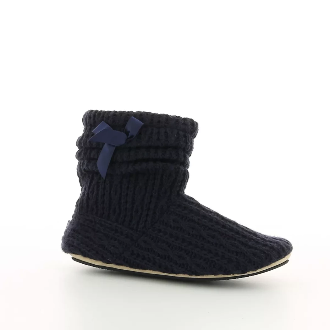 Image (1) de la chaussures Isotoner - Pantoufles et Chaussons Bleu en Textile