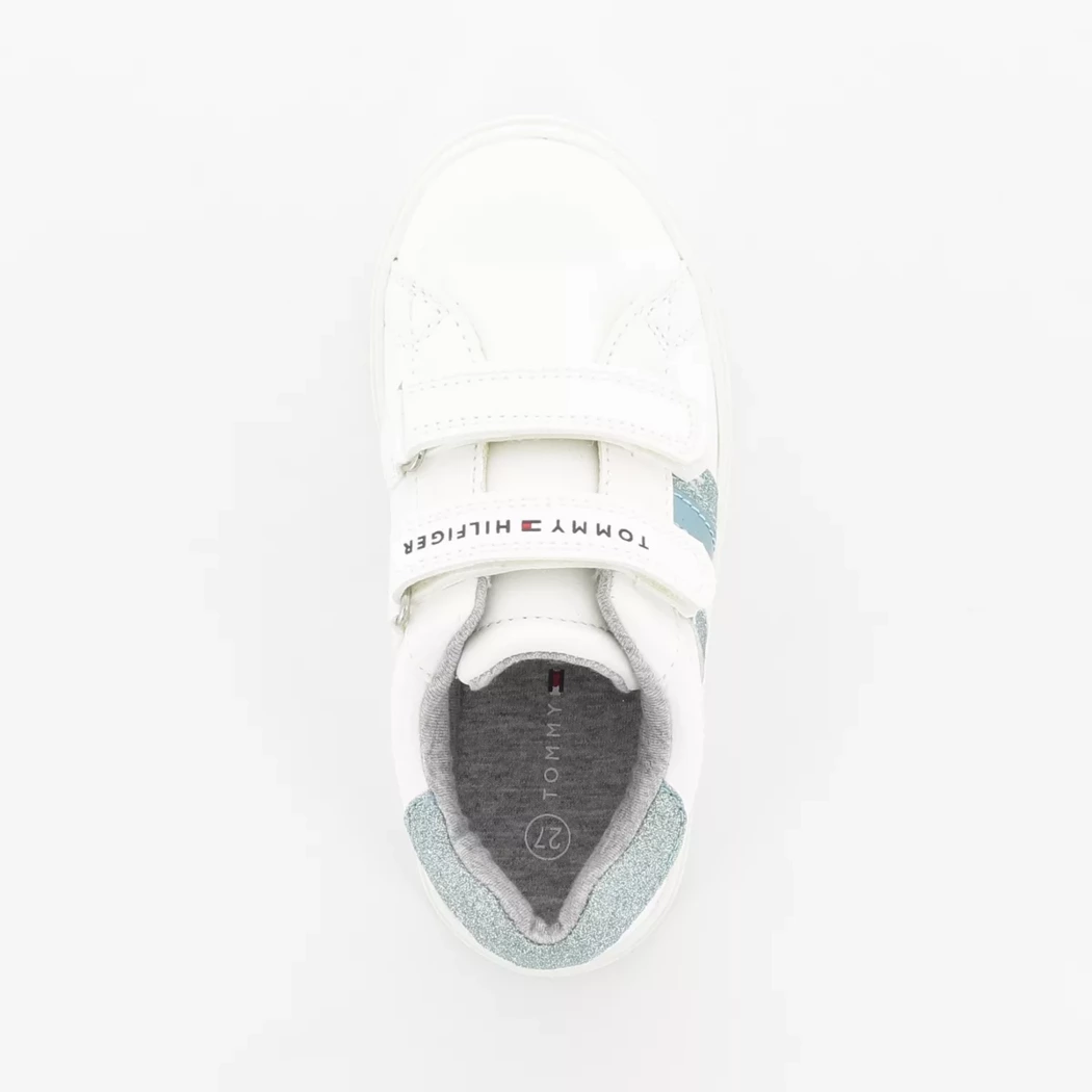 Image (6) de la chaussures Tommy Hilfiger - Baskets Blanc en Cuir synthétique