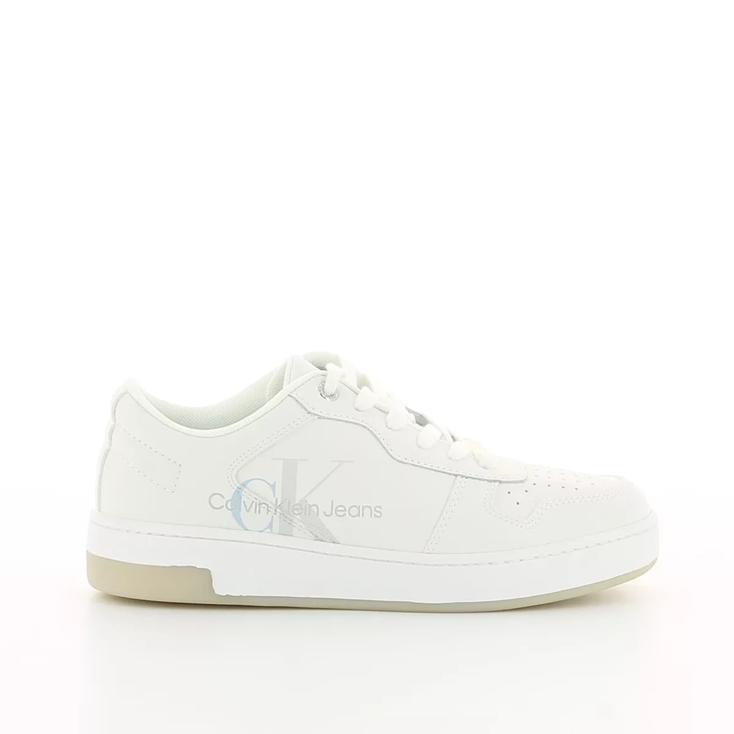 Image (2) de la chaussures Calvin Klein - Baskets Blanc en Cuir synthétique