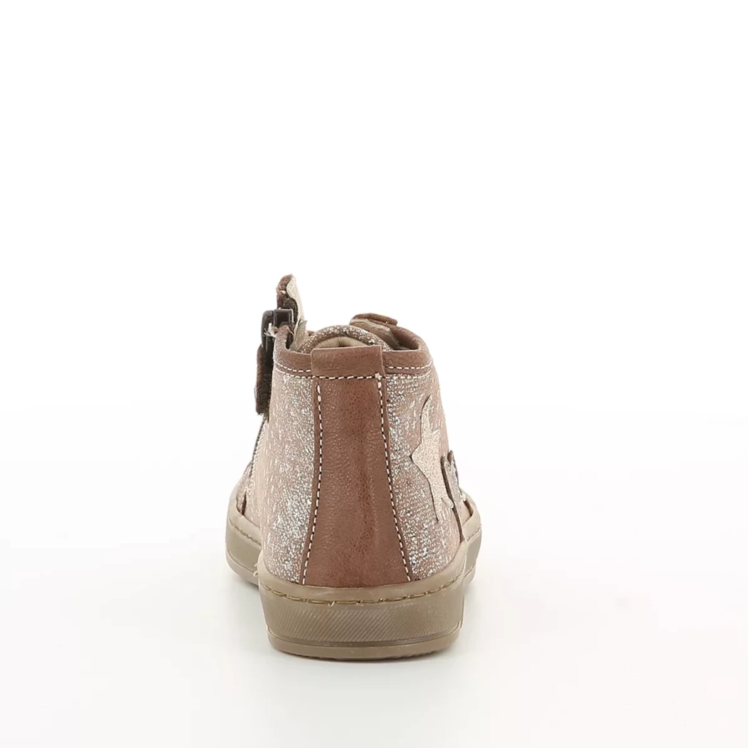 Image (3) de la chaussures Gazzoli - Bottines Rose en Cuir