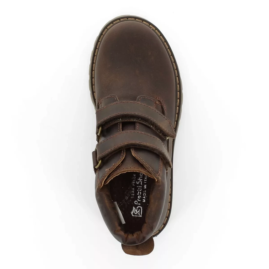 Image (6) de la chaussures Gazzoli - Bottines Marron en Cuir