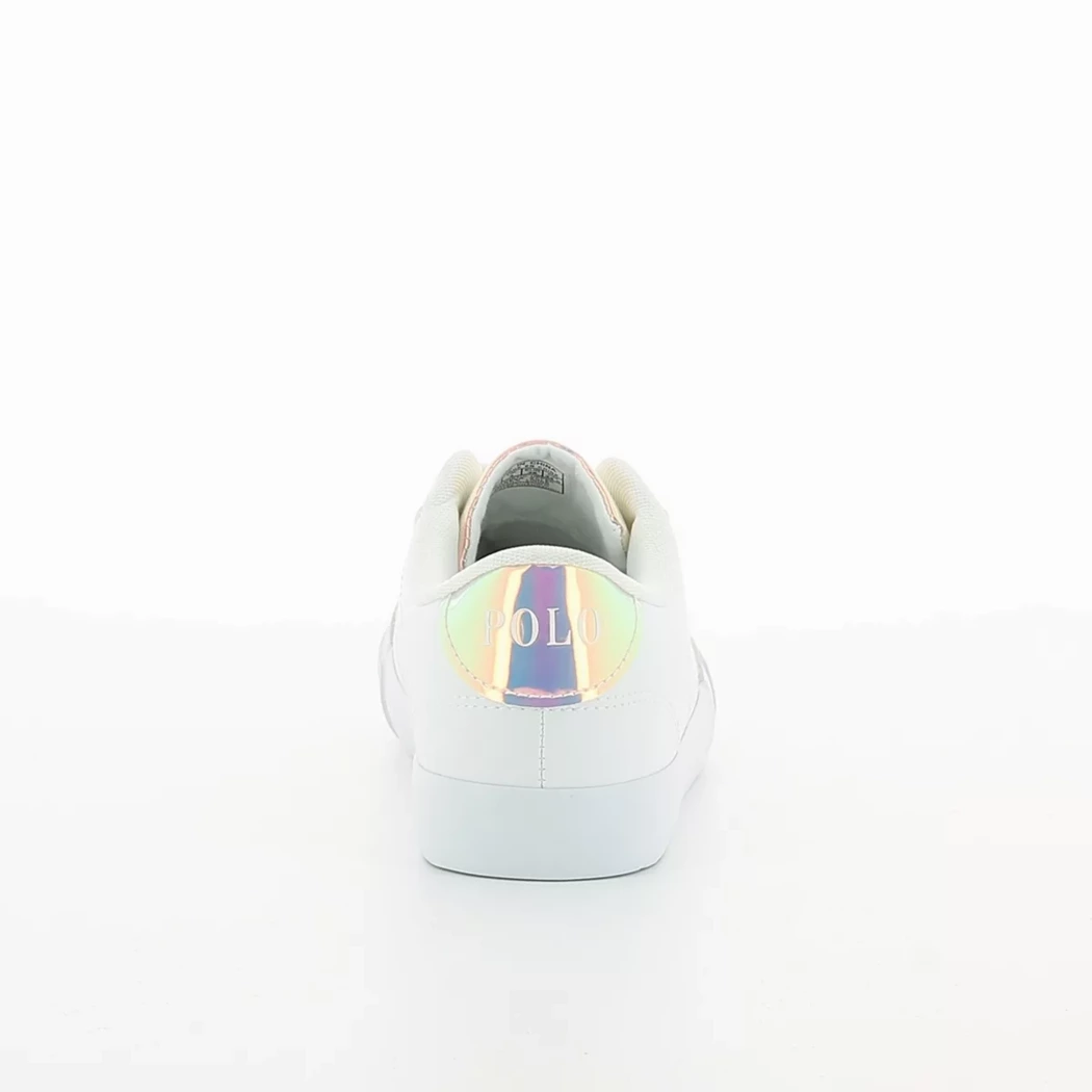 Image (3) de la chaussures Ralph Lauren - Baskets Blanc en Cuir synthétique