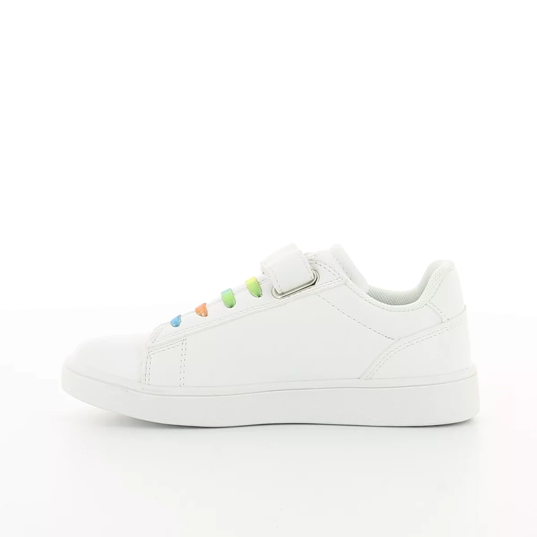Image (4) de la chaussures Benetton - Baskets Blanc en Cuir synthétique