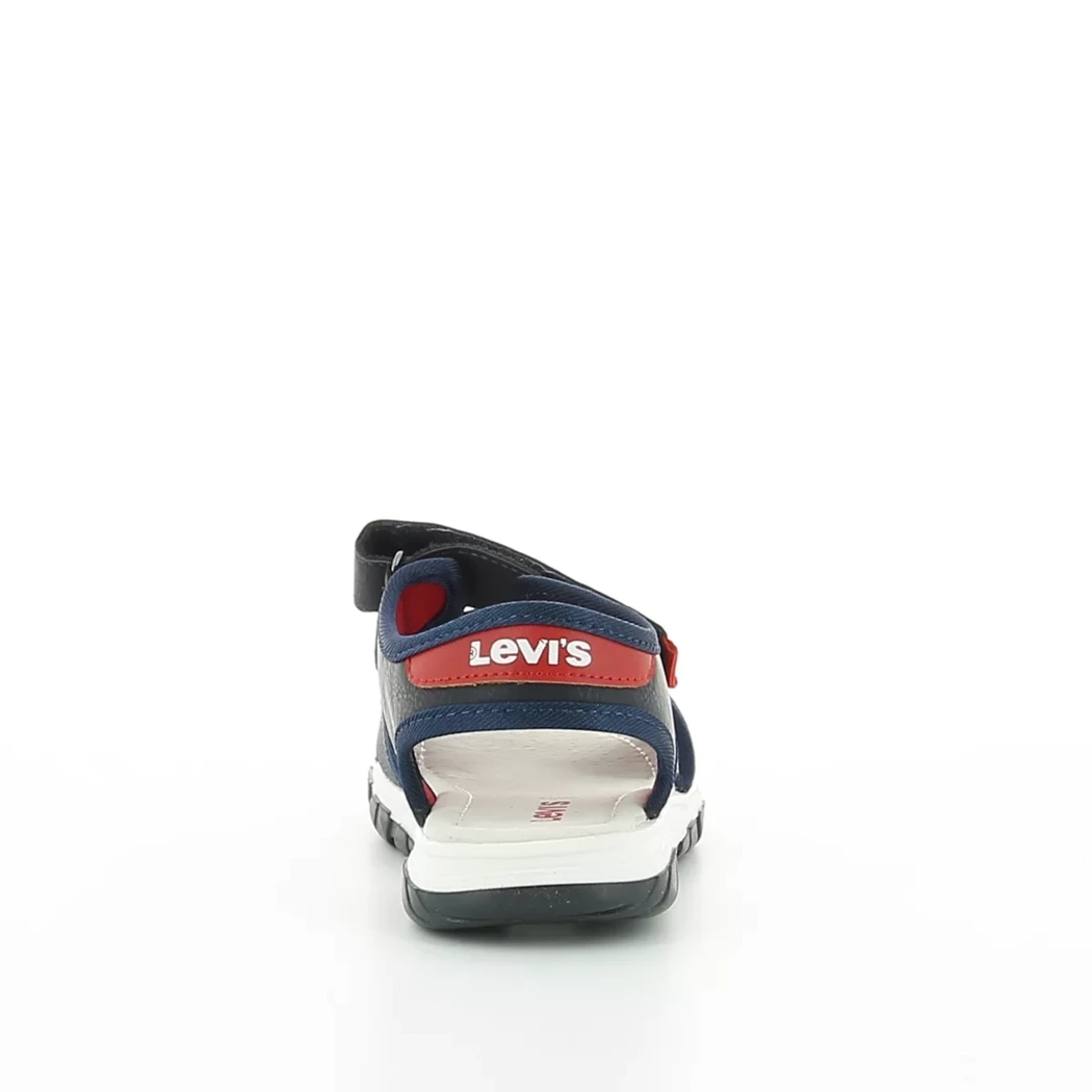 Image (3) de la chaussures Levi's - Sandales et Nu-Pieds Bleu en Cuir synthétique