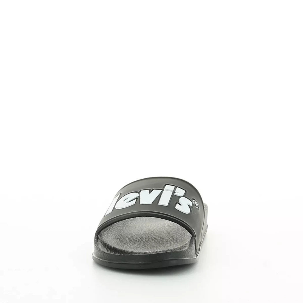 Image (5) de la chaussures Levi's - Tongs et Plage Noir en Cuir synthétique