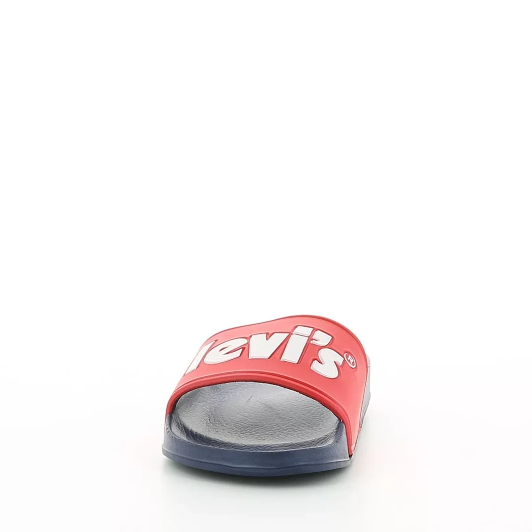 Image (5) de la chaussures Levi's - Tongs et Plage Rouge en Cuir synthétique
