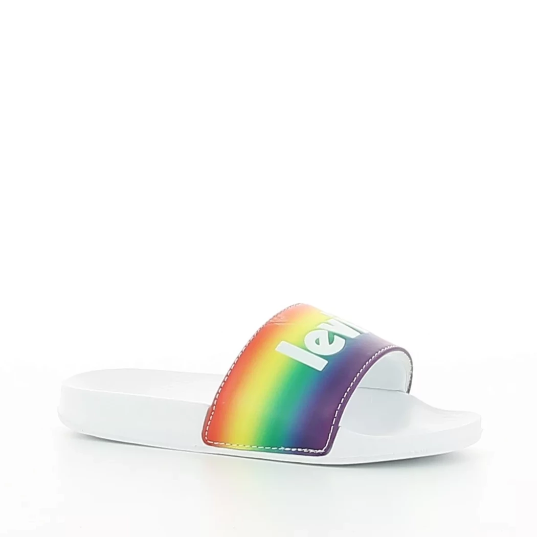 Image (1) de la chaussures Levi's - Tongs et Plage Multicolore en Cuir synthétique