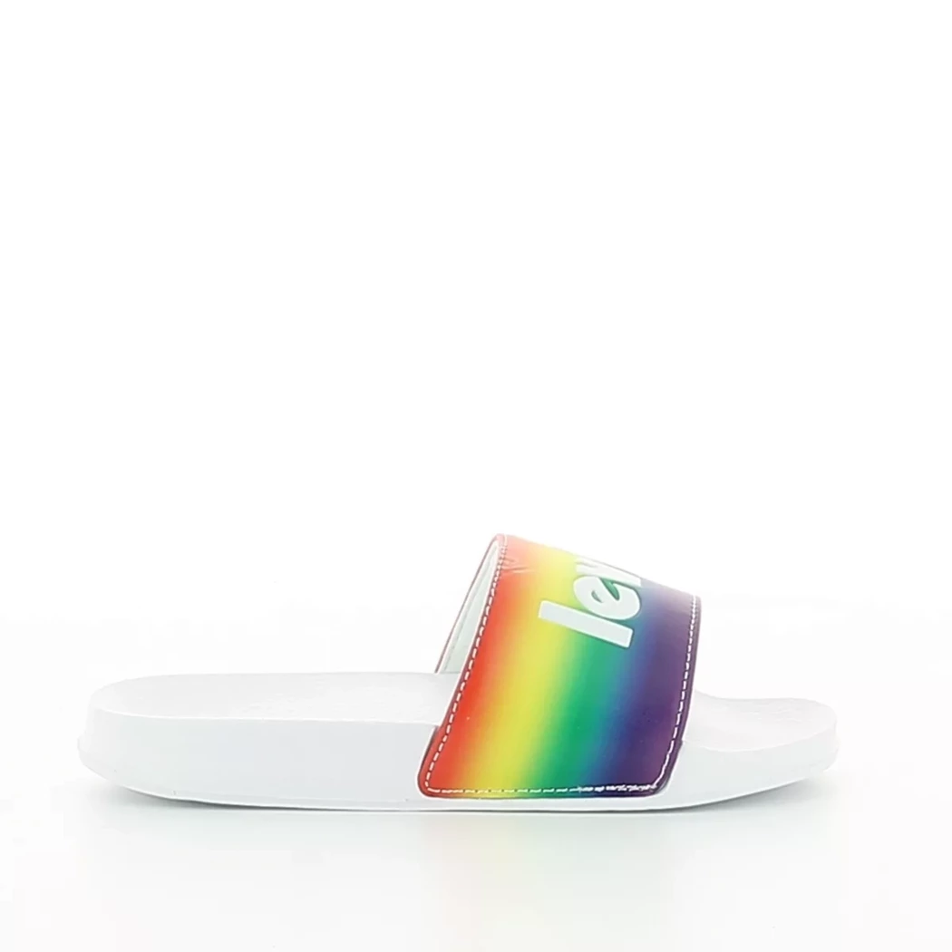Image (2) de la chaussures Levi's - Tongs et Plage Multicolore en Cuir synthétique