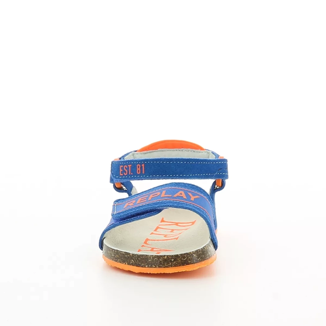 Image (5) de la chaussures Replay - Sandales et Nu-Pieds Bleu en Cuir synthétique