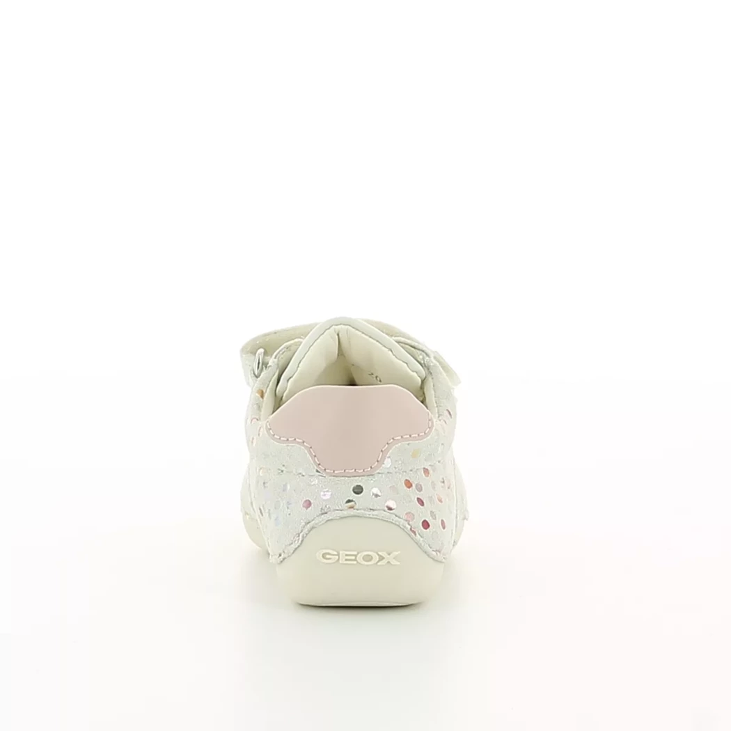 Image (3) de la chaussures Geox - Bottines Blanc en Cuir nubuck