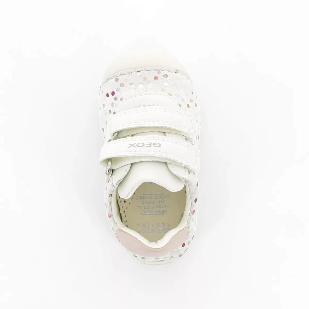 Image (6) de la chaussures Geox - Bottines Blanc en Cuir nubuck