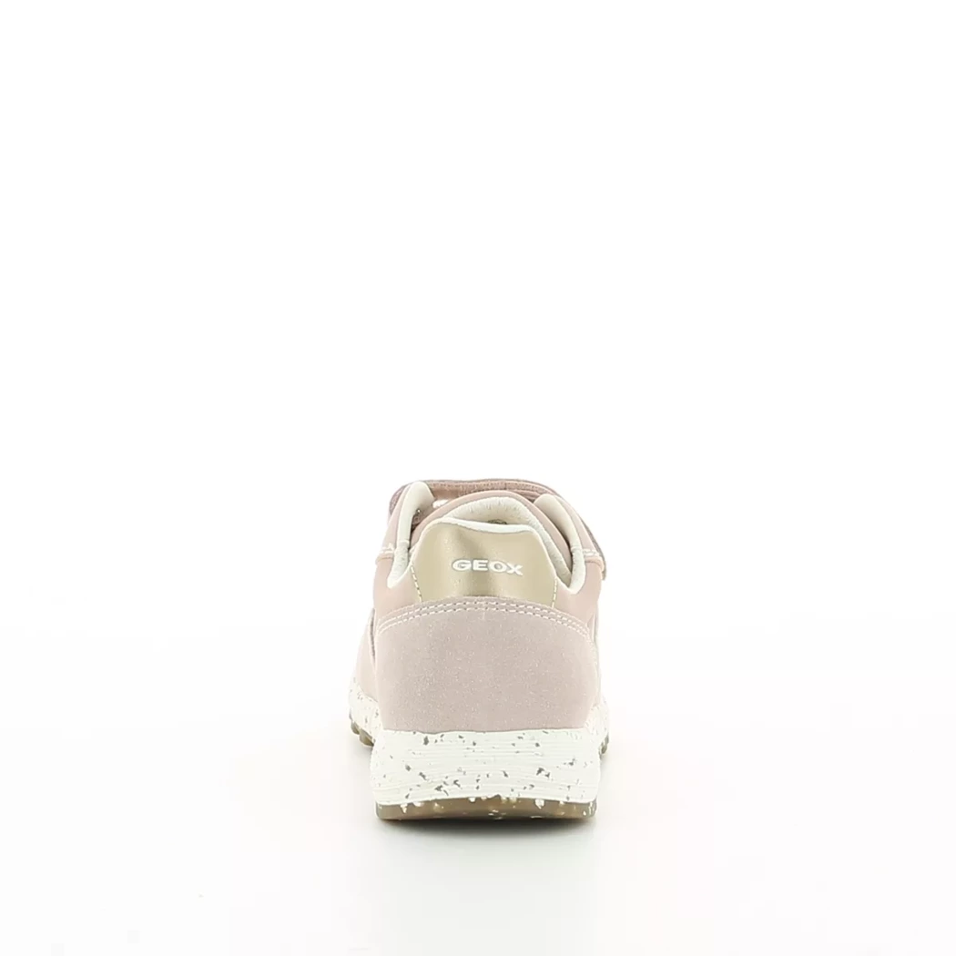 Image (3) de la chaussures Geox - Baskets Rose en Cuir nubuck