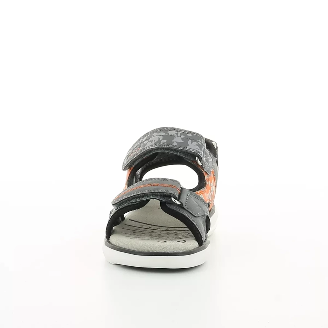Image (5) de la chaussures Geox - Sandales et Nu-Pieds Gris en Cuir synthétique