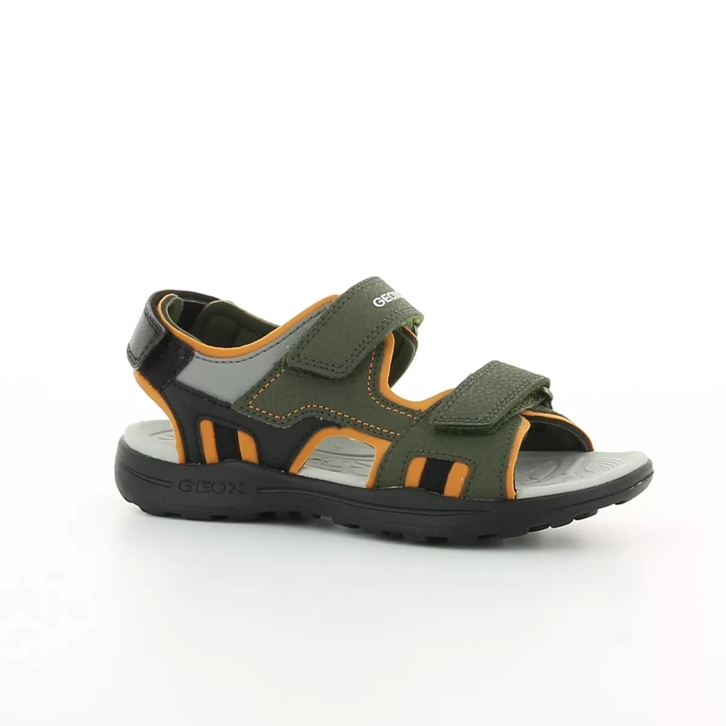 Image (1) de la chaussures Geox - Sandales et Nu-Pieds Vert en Cuir synthétique