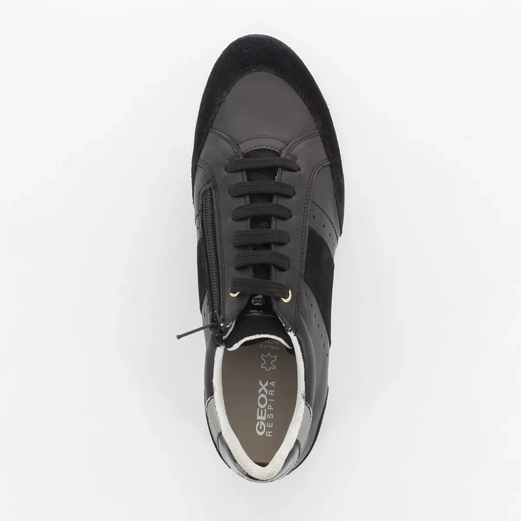 Image (6) de la chaussures Geox - Chaussures à lacets Noir en Cuir
