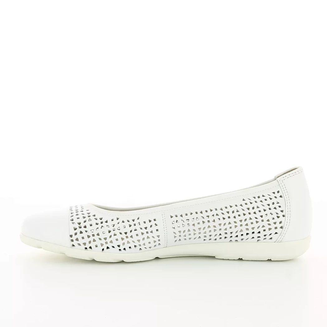 Image (4) de la chaussures Caprice - Ballerines Blanc en Cuir