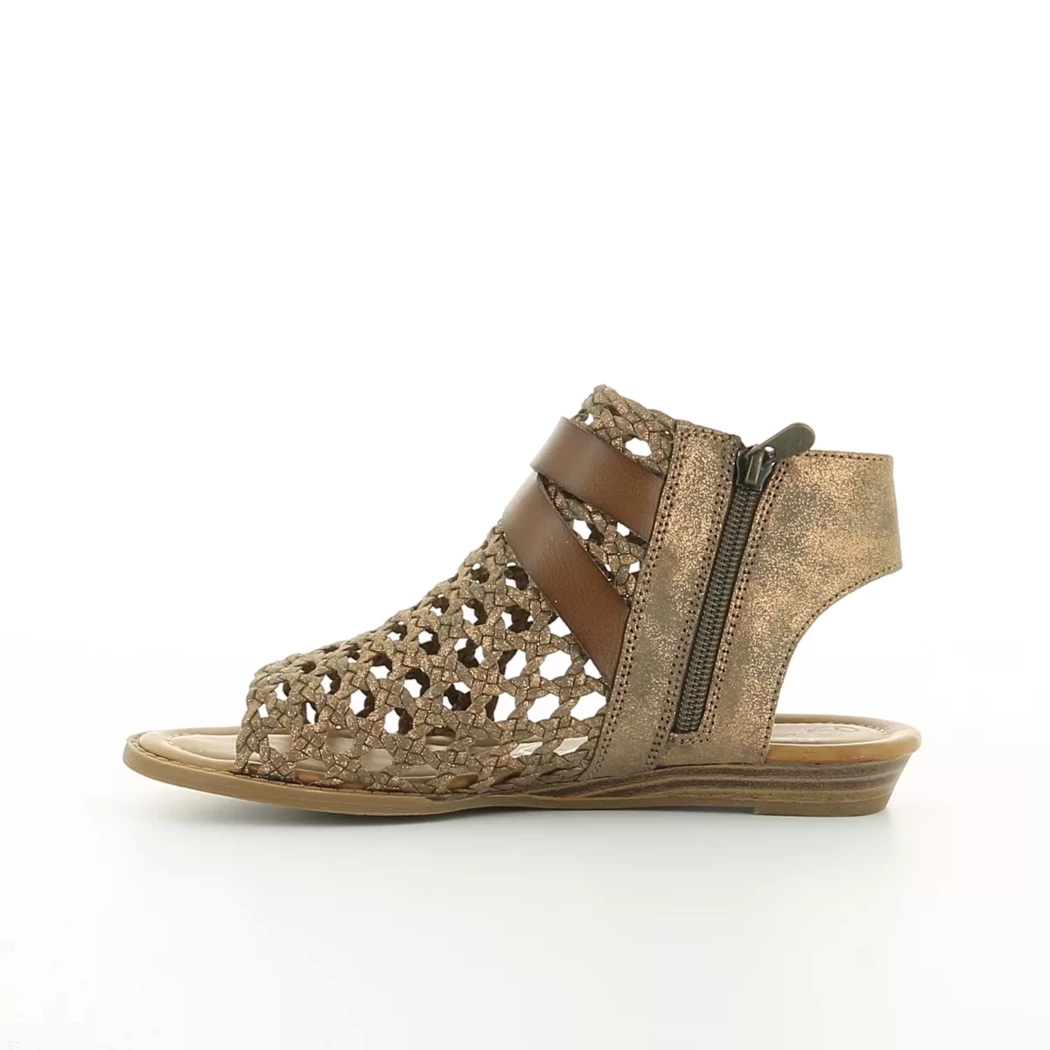 Image (4) de la chaussures Blowfish - Sandales et Nu-Pieds Or / Bronze / Platine en Cuir synthétique