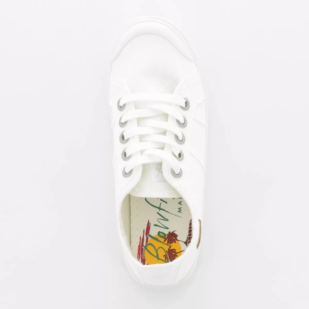 Image (6) de la chaussures Blowfish - Baskets Blanc en Textile