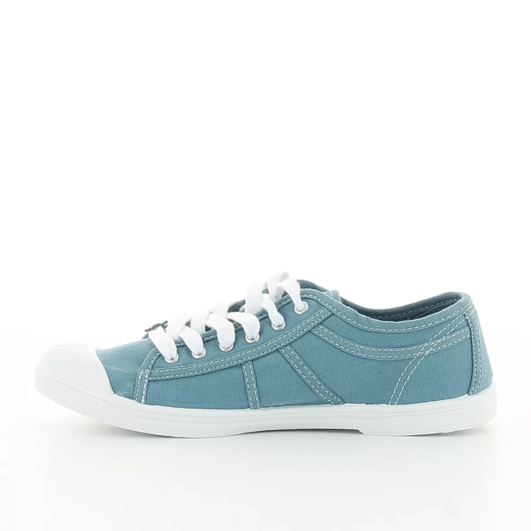 Image (4) de la chaussures Le Temps des Cerises - Chaussures à lacets Bleu en Textile