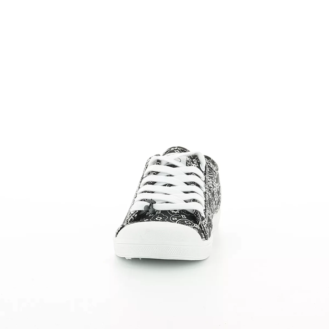 Image (5) de la chaussures Le Temps des Cerises - Chaussures à lacets Noir en Textile