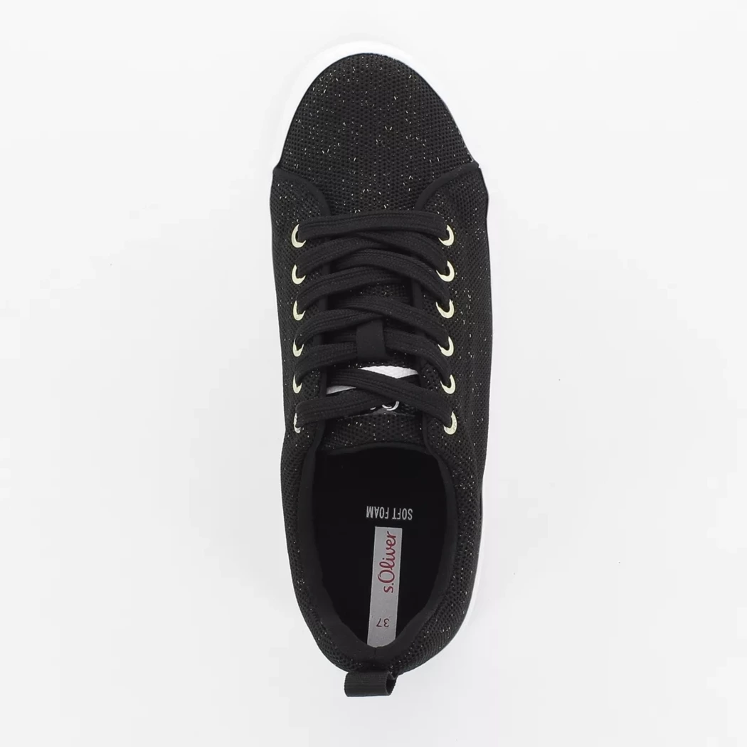Image (6) de la chaussures S.Oliver - Baskets Noir en Nylon