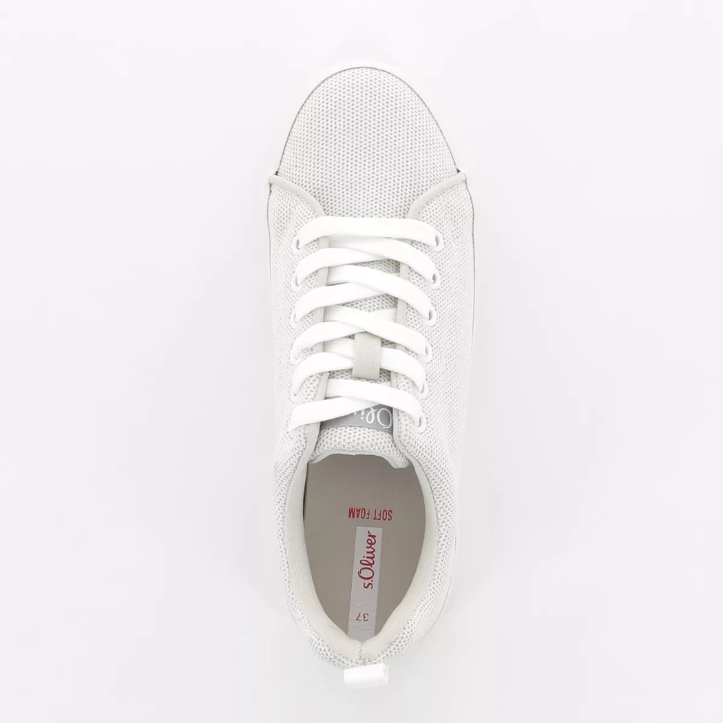 Image (6) de la chaussures S.Oliver - Baskets Blanc en Nylon