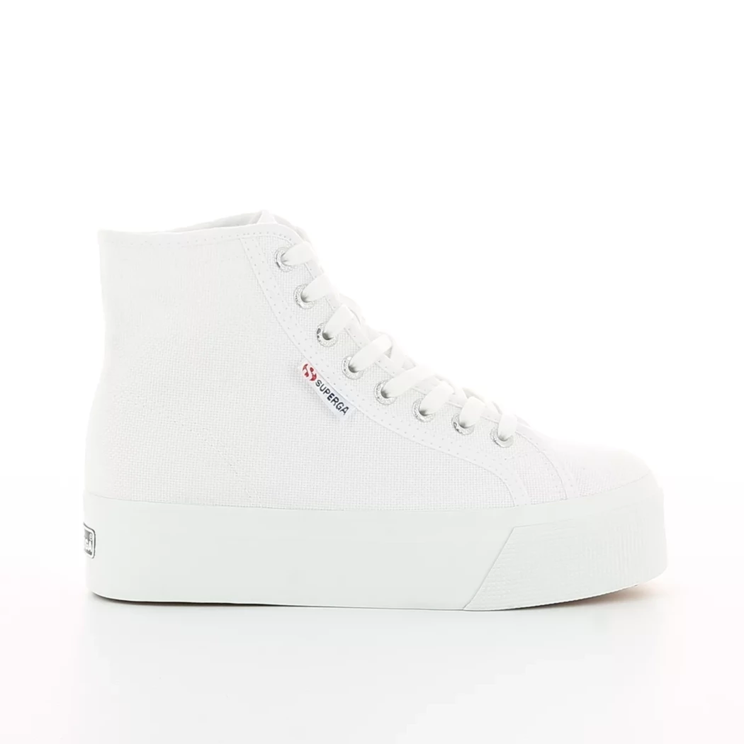 Image (2) de la chaussures Superga - Baskets Blanc en Textile