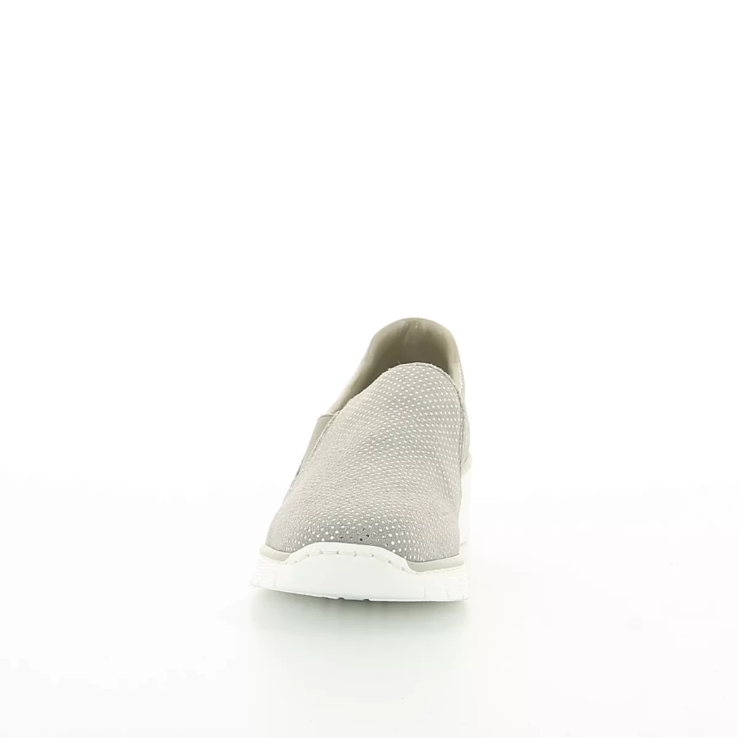 Image (5) de la chaussures Rieker - Mocassins Taupe en Cuir synthétique