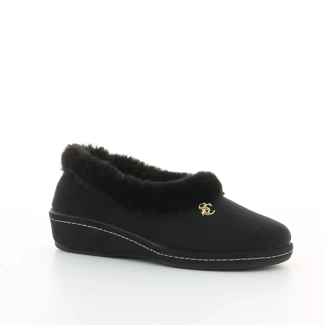 Image (1) de la chaussures Scapa - Pantoufles et Chaussons Noir en Textile