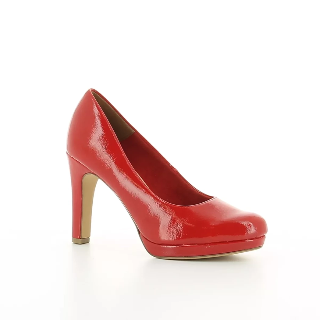 Image (1) de la chaussures Tamaris - Escarpins Rouge en Cuir synthétique