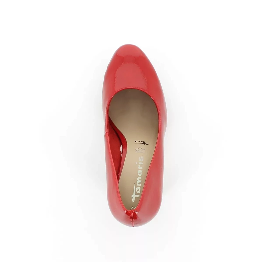 Image (6) de la chaussures Tamaris - Escarpins Rouge en Cuir synthétique