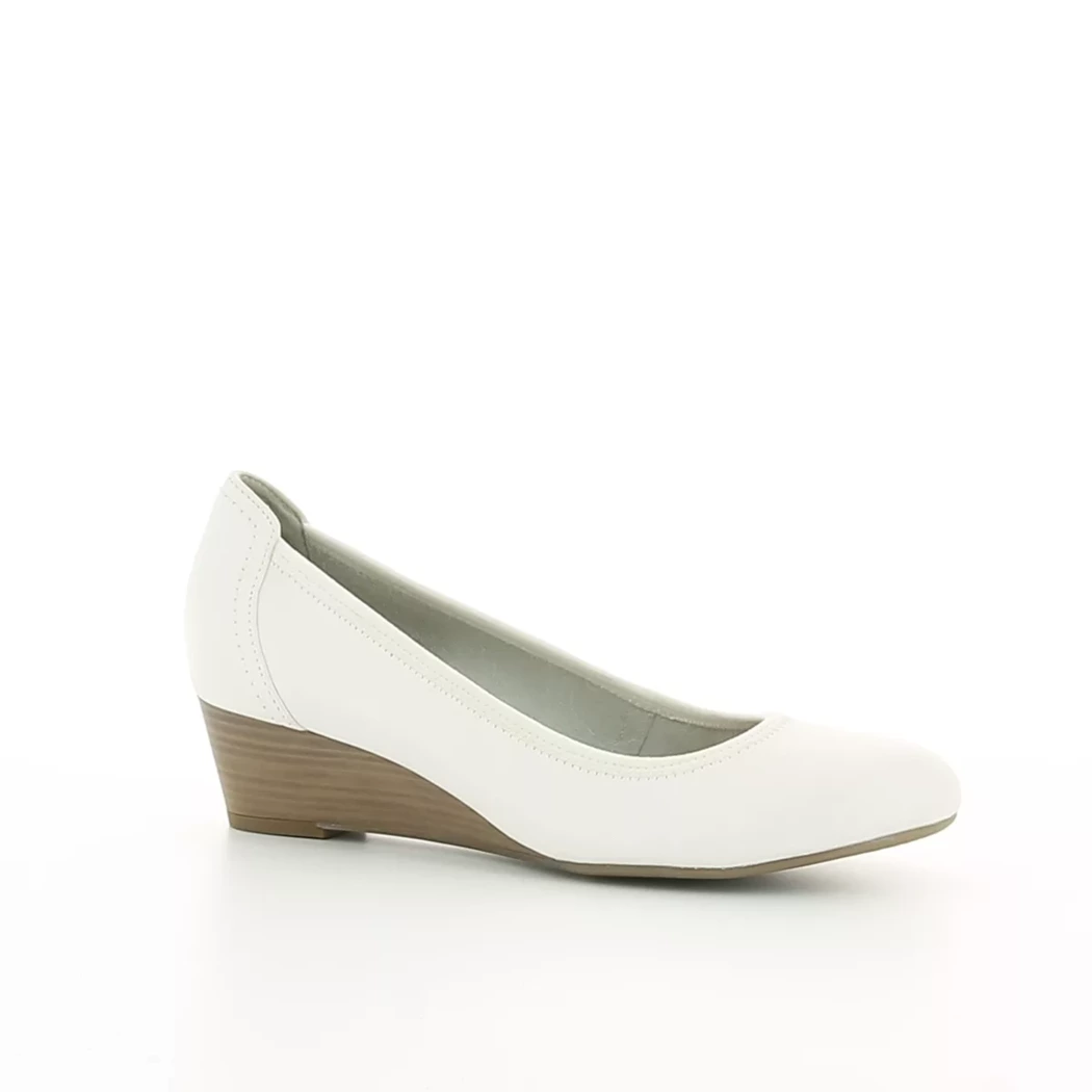Image (1) de la chaussures Tamaris - Escarpins Blanc en Cuir