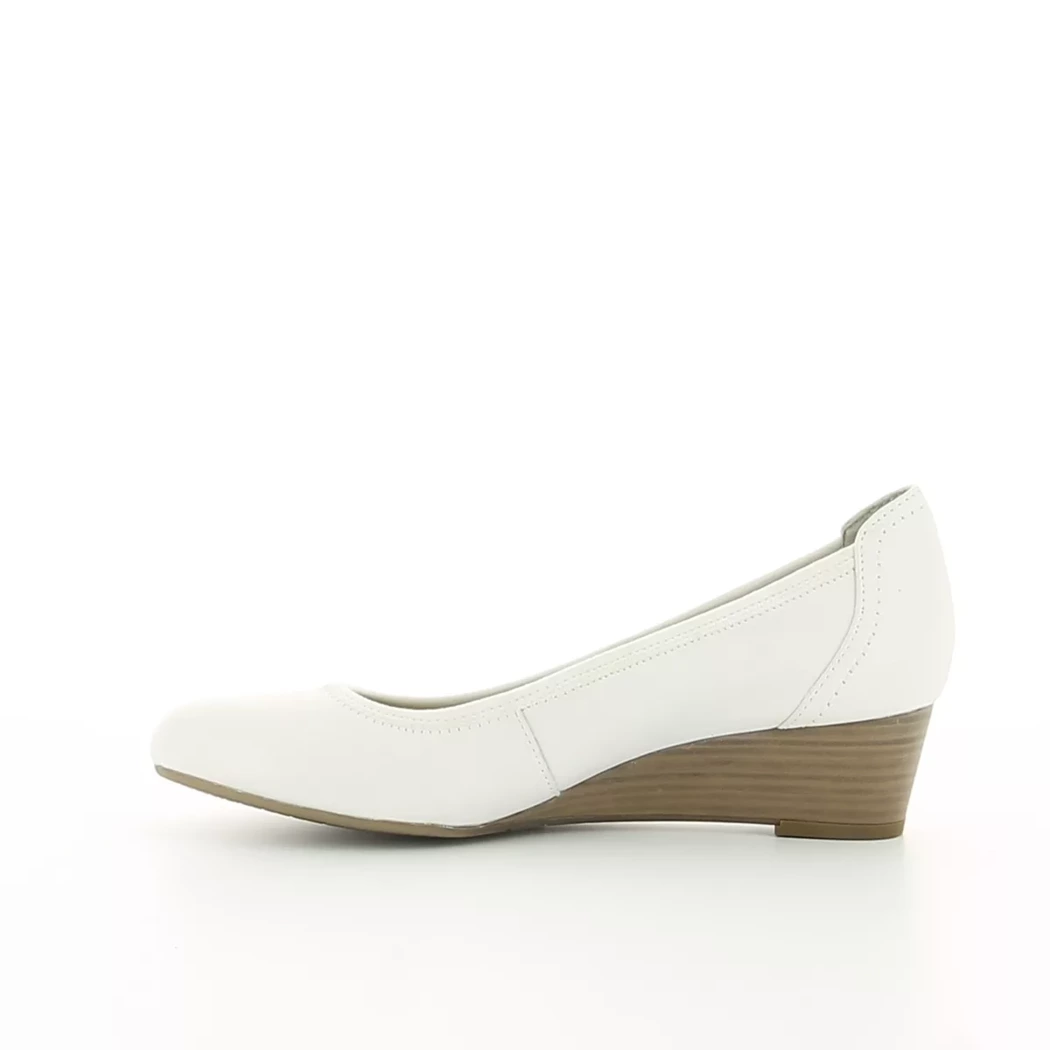 Image (4) de la chaussures Tamaris - Escarpins Blanc en Cuir