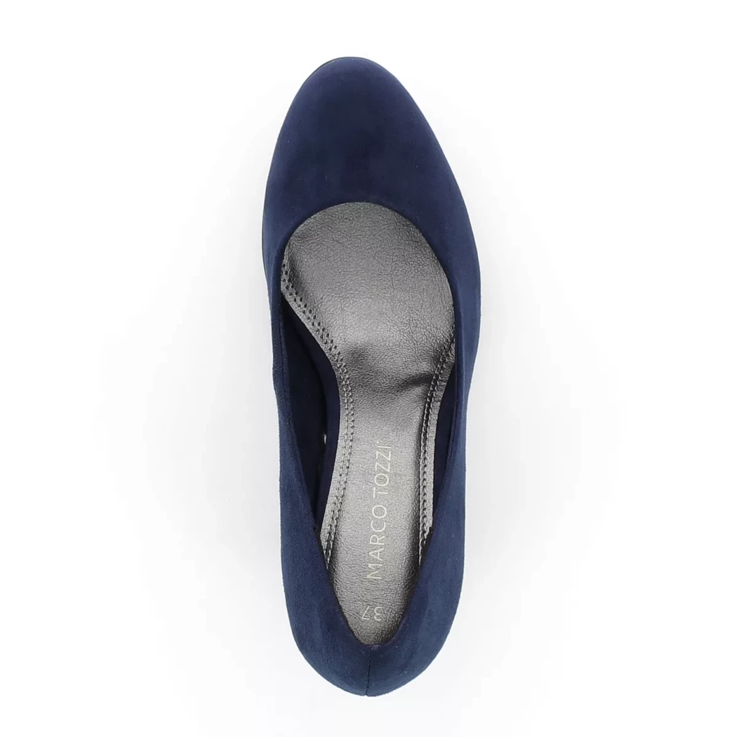 Image (6) de la chaussures Marco Tozzi - Escarpins Bleu en Cuir synthétique