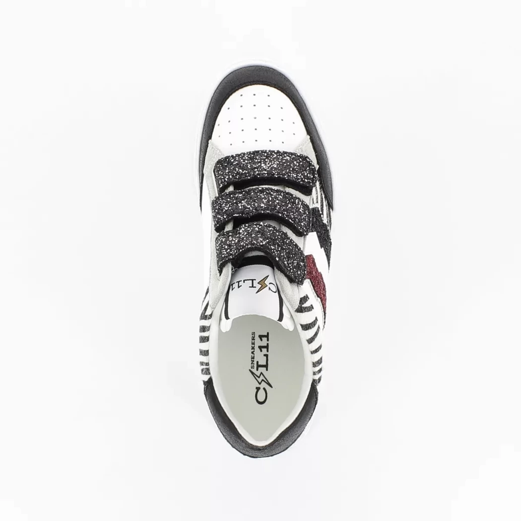 Image (6) de la chaussures CL11 - Baskets Noir en Multi-Matières