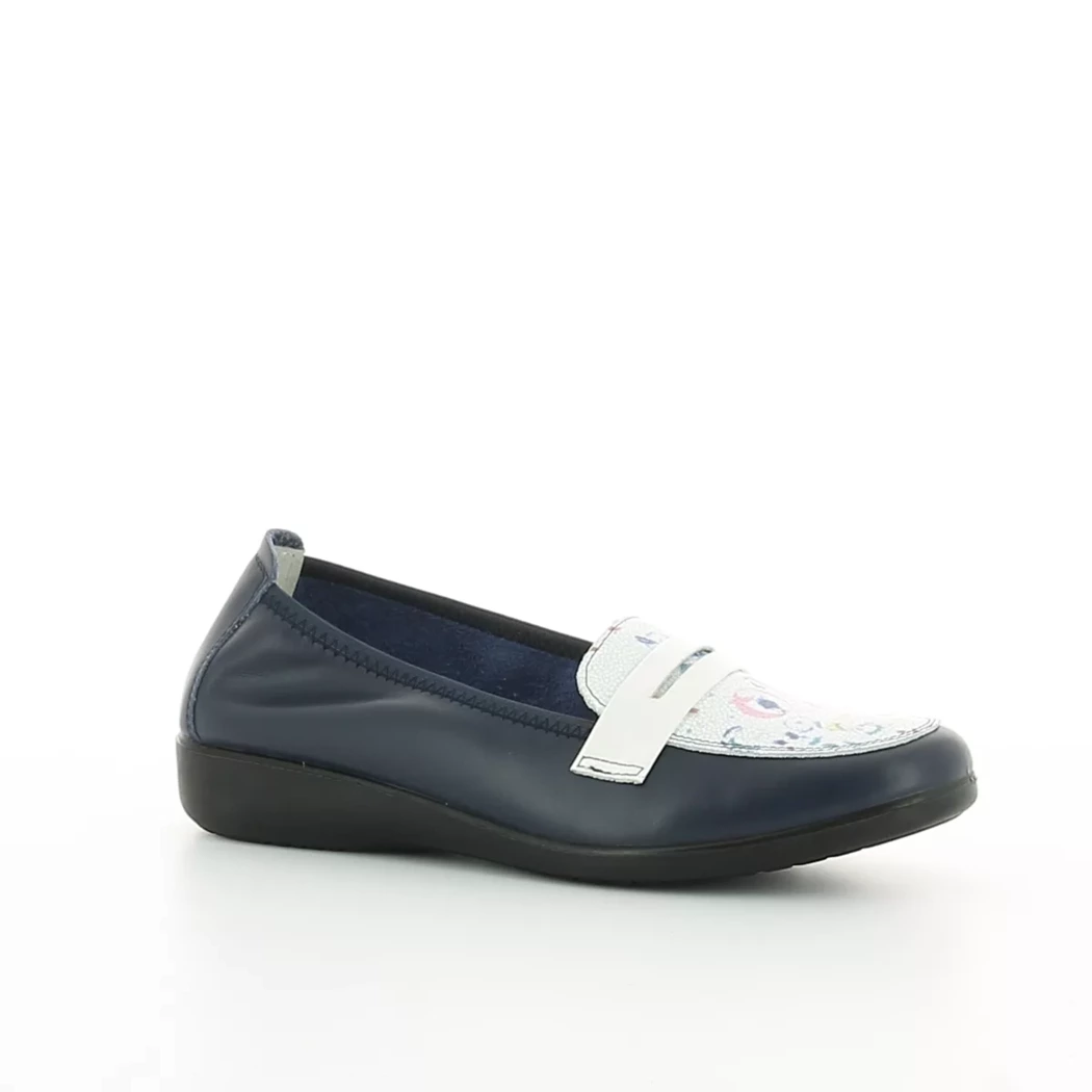 Image (1) de la chaussures Inea - Mocassins Bleu en Cuir