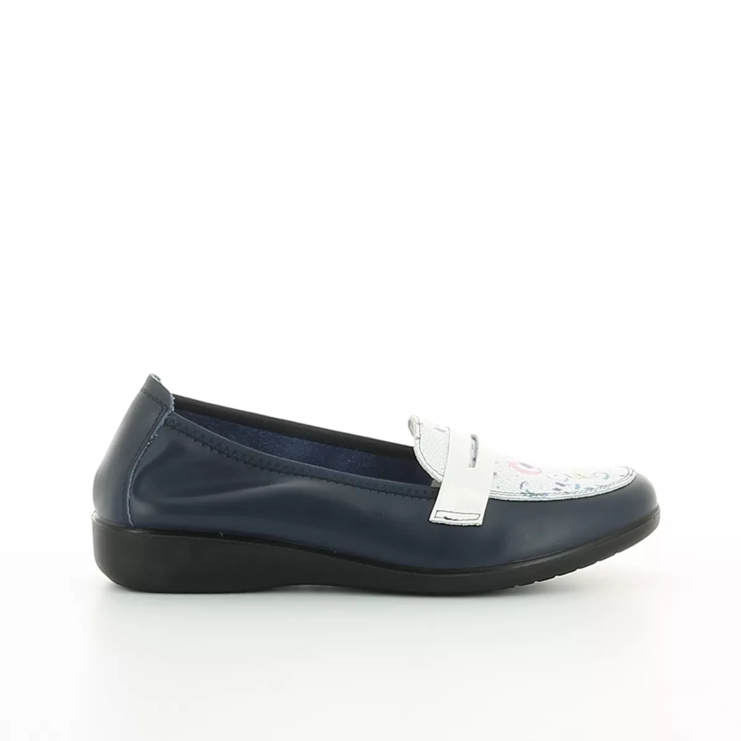 Image (2) de la chaussures Inea - Mocassins Bleu en Cuir